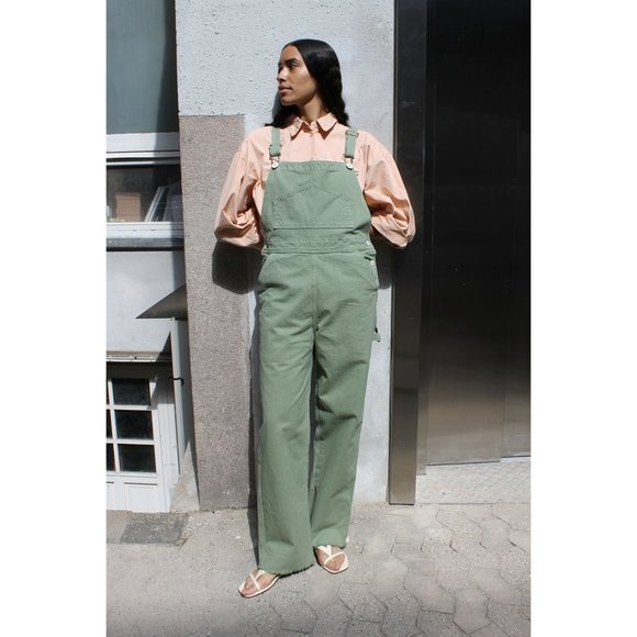 Jesse Kamm Pants - Jesse Kamm Overalls in Shrub